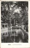Paris CPA the fountain Medicis Garden of Luxembourg