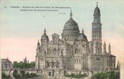 Paris CPA Basilique du Sacre Coeur Montmartre