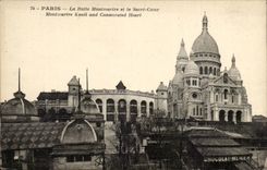 Paris CPA Basilique du Sacre Coeur Montmartre