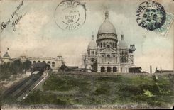 Paris CPA Basilique du Sacre Coeur Montmartre