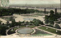 Paris CPA Panorama Rue de Rivoli