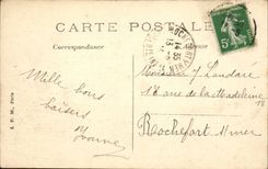 Paris CPA the street of Peace