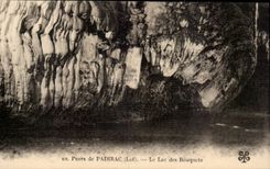 CPA Well of Padirac the lake of the Bouquets