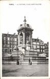Paris cPA La fontaine place St Sulpice