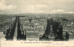 Paris CPA Panorama View