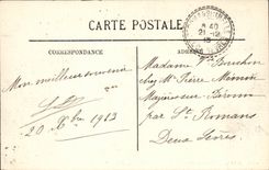 Paris CPA Train station of Orleans and the quay of orsay