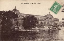 Paris CPA Train station of orsay