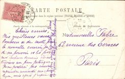 Paris CPA Statue of Jeanne of arc