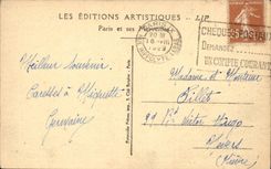 Paris CPA Panorama sur la Seine 