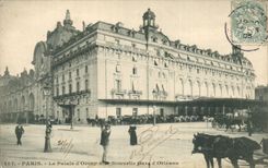 Paris CPA Parks of Orsay Gare of Orleans