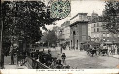 Paris CPA Boulevard and carries St Martin