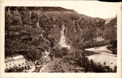 Falls of Tarn CPA Entrance of the circus of Beaumes