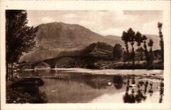 Falls of Tarn CPA the bridge of quezac
