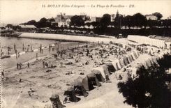 Royan CPA der Strand von Foncillon