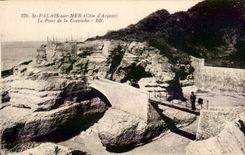 Saint Palate on sea CPA the bridge of the cornice