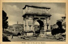 Italy Italia Roma CPA Arco di Tito Foro Romano