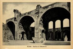 Italy Italia Roma CPA Basilica di Massenzio