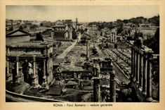 Italy Italia Roma CPA Foro Romano Veduta general