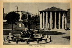 Italy Italia Roma CPA Templo di Vesta