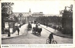 Paris CPA Pont du Carrousel