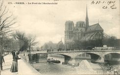 Paris CPA Pont de l'archeveche