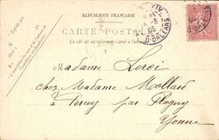 Paris CPA the Grand Palais and the bridge Alexandre III