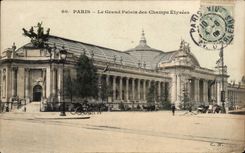 Paris CPA the Grand Palais of the Champs Elysees