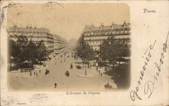 Paris CPA Avenue de l'opera