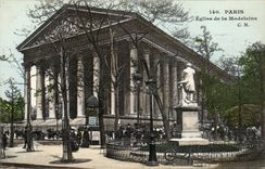 Paris CPA Eglise de la madeleine