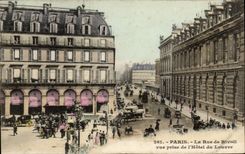 Paris CPA la rue de Rivoli Vue prise de l'hotel du louvre