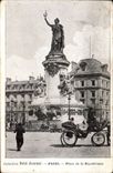 Paris CPA Places Republic