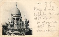 Paris CPA sacre Coeur de montmartre