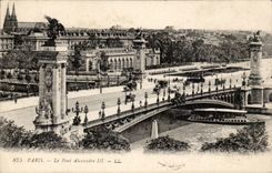 Paris - 7 - Bridge Alexandre III - CPA