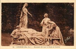 Lourdes - Monument offered by the Cambric CPA Diocese