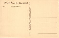 Paris - 10 - Gate Saint Martin CPA