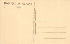 Paris - 9 - L'Opera CPA 