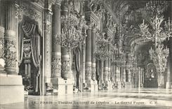 Paris - 9 - Theatre National de l'Opera - Le Grand Foyer CPA 