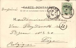 Paris - 8 - Street Jean Pin - Notre Dame Vault of Consolation CPA