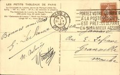 Paris - 1 - La Colonnade du Louvre CPA 