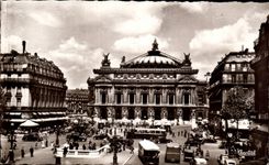 Paris - 9 - L'Opera - automobiles - CPA 