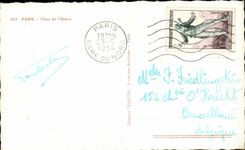 Paris - 9 - L'Opera - automobiles - CPA 