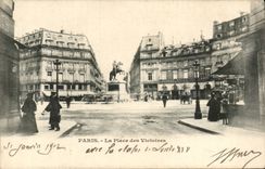 Paris - 1 - La Place des Victoires - CPA 