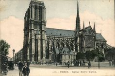 Paris - 4 - Eglise Notre Dame - CPA 