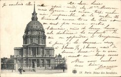 Paris - 7 - Dome of Invalides - CPA