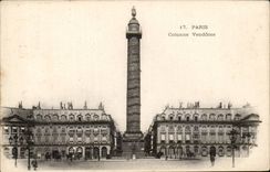 Paris - 1 - Colonne Vendome CPA 