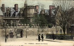 Paris - 5 - Museum of Cluny CPA