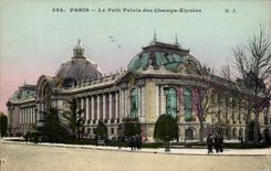 Paris - 8 - the Petit Palais of Champs Elysees CPA