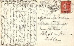 Paris - 7 - View of Gardens of the Fields of the Mars - Eiffel Tower - Eiffel Tower CPA