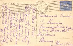 Paris - 4 - L'Abside de Notre Dame CPA 