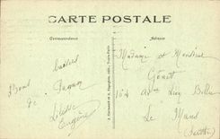 Paris - 10 - Station of North and the Boulevard - Denain - tram CPA